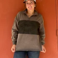 2 Fly Co Women's Double Take Longhorn 1/4 Zip Pullover 2FLY-DTL