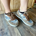 Roper Women's Giddyup Camo Brown Suede Jogger 09-021-1797-3849 BR
