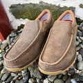 Twisted X Men's Bomber Cell Stretch Slip-On Driving Moc MXC0003