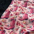 TwoCan Infant Pink Boots Infant Romper TC-PBIR