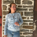 Outback Trading Co. Ladies Light Blue Ainsley Sweater 40318-LB
