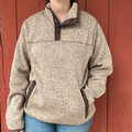 Panhandle Slim Men's Tan Melange Henley Pullover DM91C06180