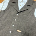 Panhandle Slim Men's Dark Brown Wool Dress Vest 98_1176