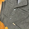 Panhandle Slim Men's Dark Brown Wool Dress Vest 98_1176