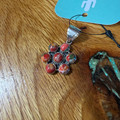 Spiny Oyster Sterling Silver Flower Cluster Pendant