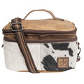 STS Ranch Cowhide Glamour Makeup Organizer