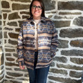 Outback Trading Co. Ladies Blue Daphne Shirt Jacket 48702-B