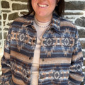 Outback Trading Co. Ladies Blue Daphne Shirt Jacket 48702-B