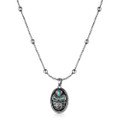 Boot Stitch Turquoise Necklace