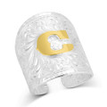 Out West Initial Ring - style C