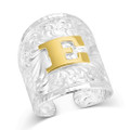 Montana Silversmiths Out West Initial Ring - E