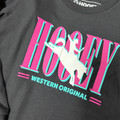 Hooey Girl's Black Wild Ride Long Sleeve Graphic Tee HT2695BK-Y