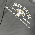 Hooey Men's Black John Wayne Long Sleeve Graphic Tee HT2663BK