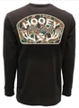 Hooey Men's Brown Camo Antler Long Sleeve Graphic Tee