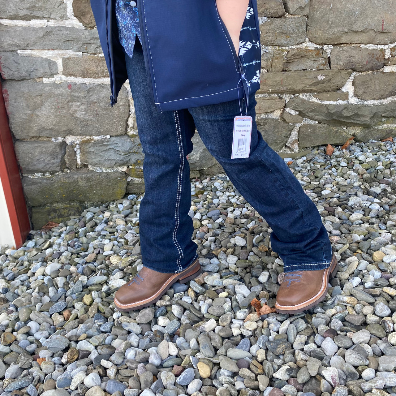 【Anyone more】Ruri Big Pocket Black Blue Wide Pants Harper Pants - Navy – RURI