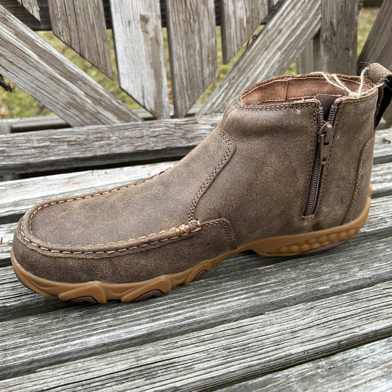 ティーズ ページ2 Twisted X Men's Chelsea Bomber Driving Moc MDMX003 - Stockyard Style