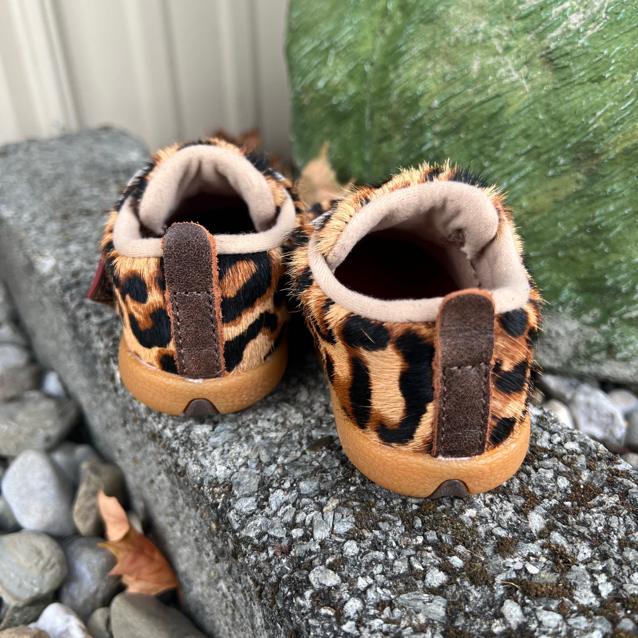 Twisted X Leopard Infant Driving Moc ICA0034 Stockyard Style