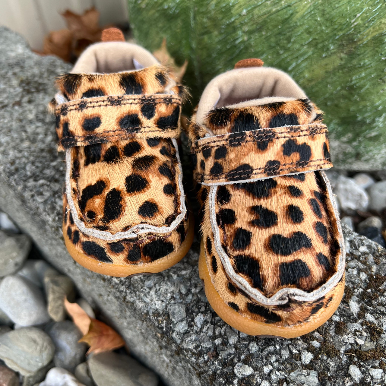 Baby Moccasins Leopard Print Baby Booties Twisted X Leopard Infant