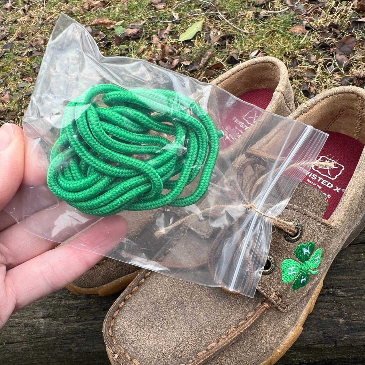 Twisted X Youth 4-H Leather Boat Shoe Driving Moc - Stockyard Style