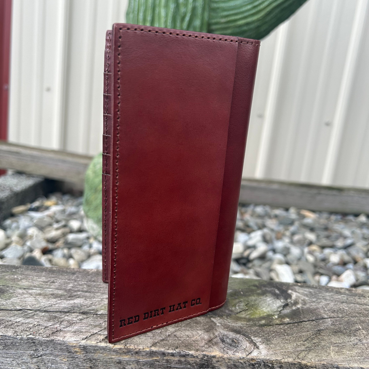 Red Dirt Rodeo Wallet Tooled Accent with Turquoise Inlay