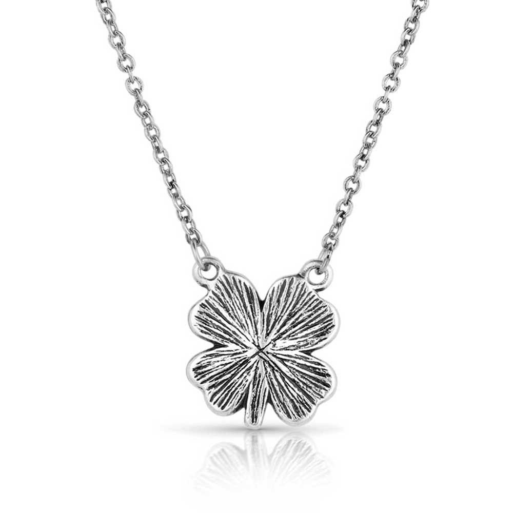 Montana Silversmiths Sparkling 4-H Clover Pendant Necklace NC5882