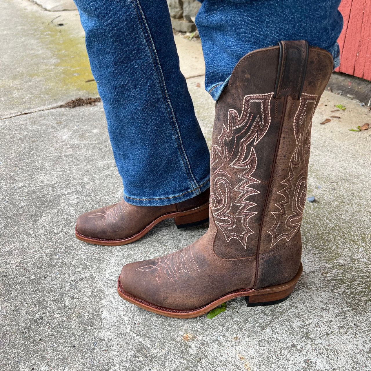 Boulet Women's Selvaggio Wood Cutter Toe Boot - Stockyard Style