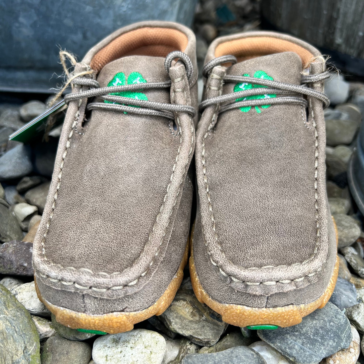 Twisted X Youth 4-H Chukka Driving Moc YDM0055 - Stockyard Style