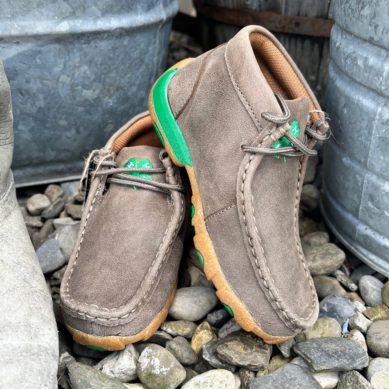 Twisted X Youth 4-H Chukka Driving Moc - Stockyard Style