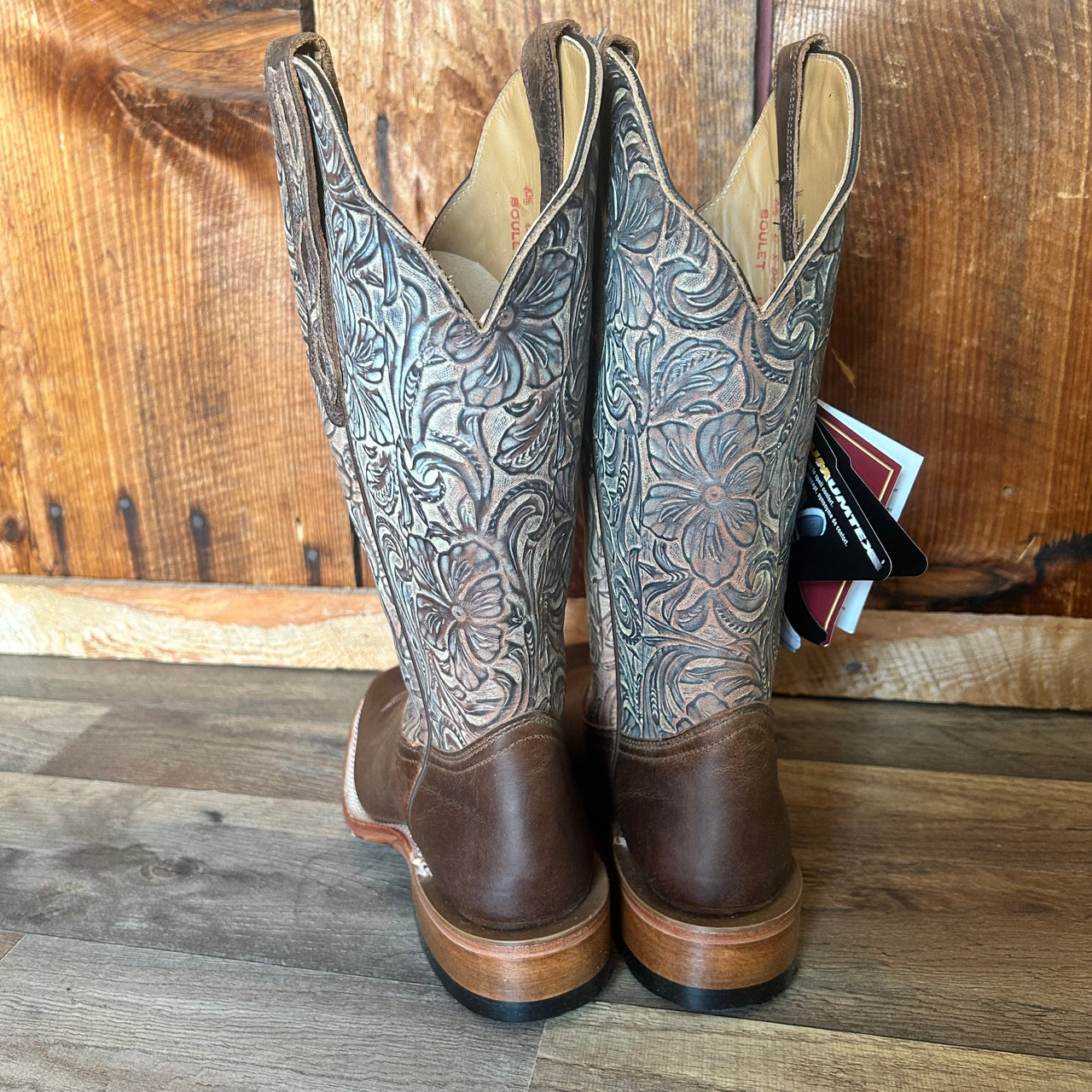 Boulet Women's Navajo Honey and Giardino Old West Square Toe Boot