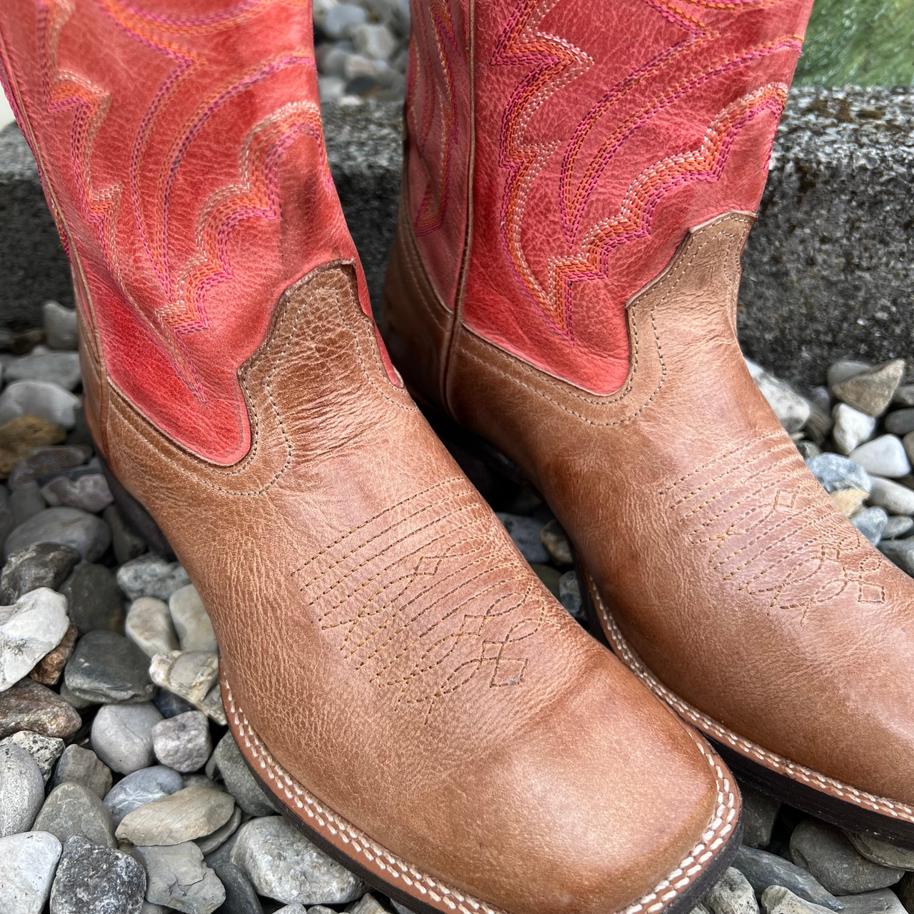 lady　0910 Roper Western Boots Womens 11