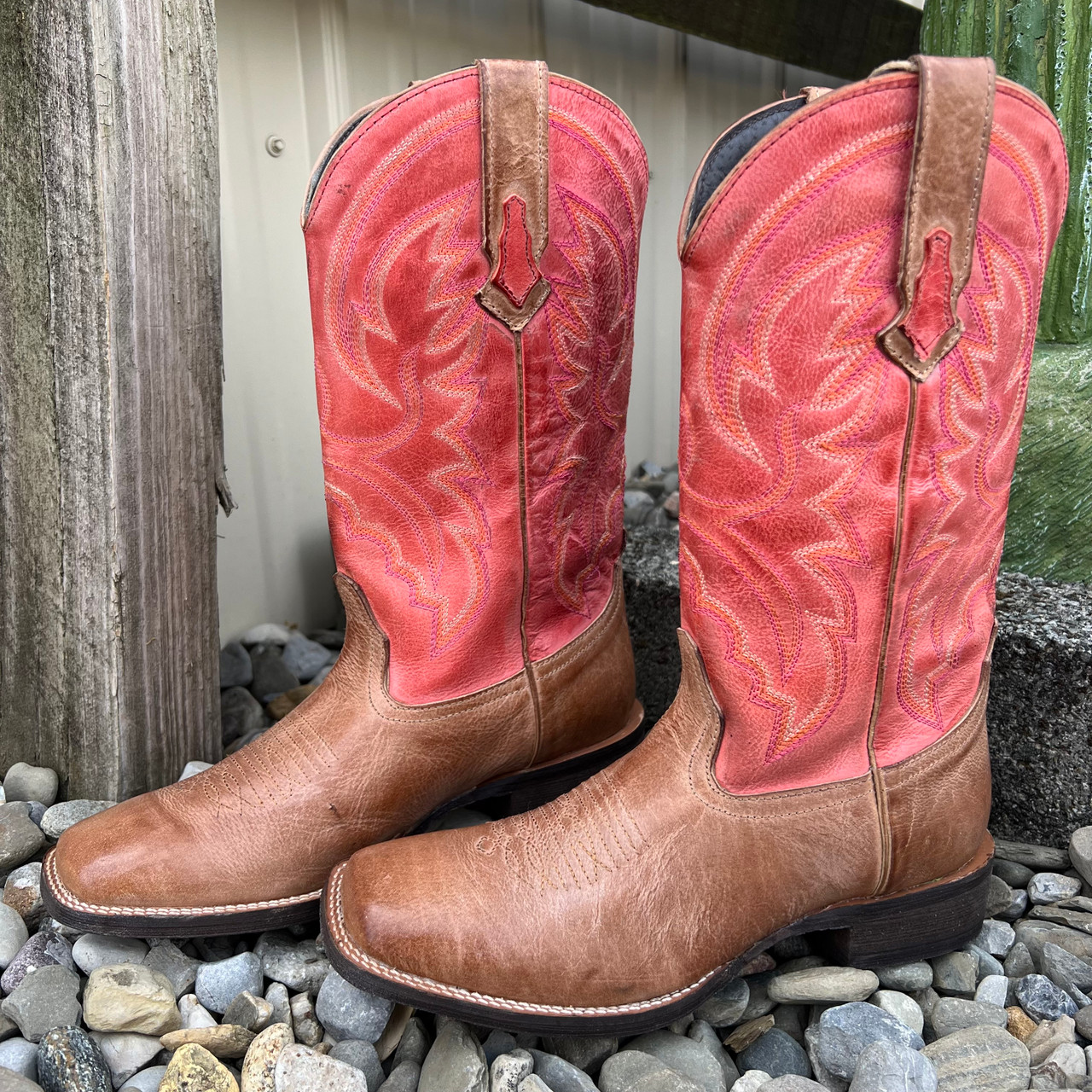 lady　0910 Roper Western Boots Womens 11