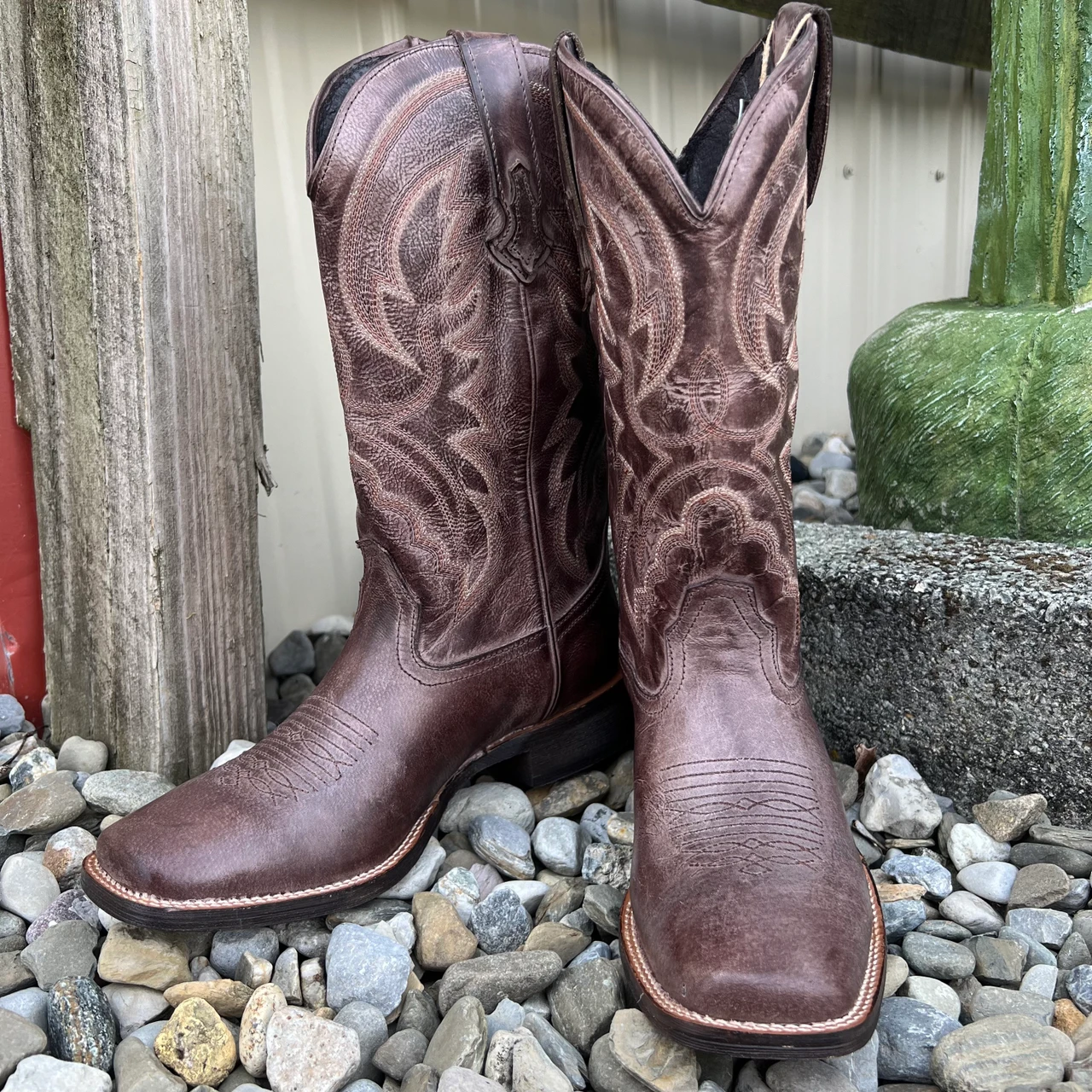 Roper Women's Brown Burnished Square Toe Boot 09-021-0910-3526