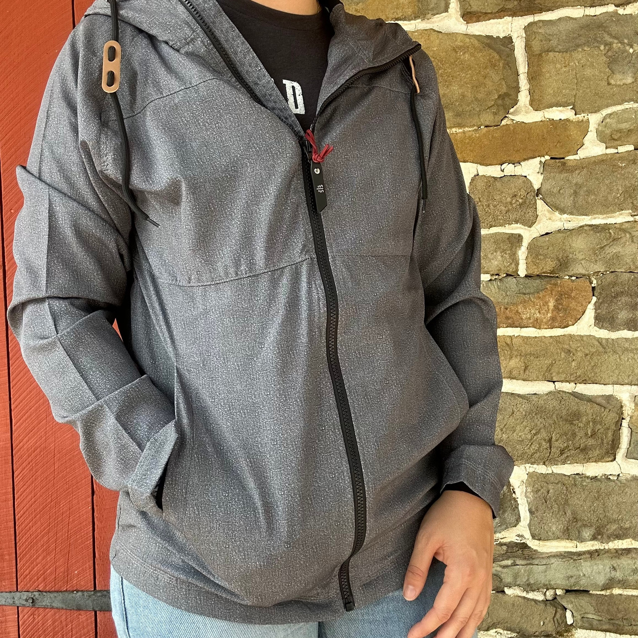 STS Ranch Men's Finn Heather Grey Soft Shell Jacket STS9563