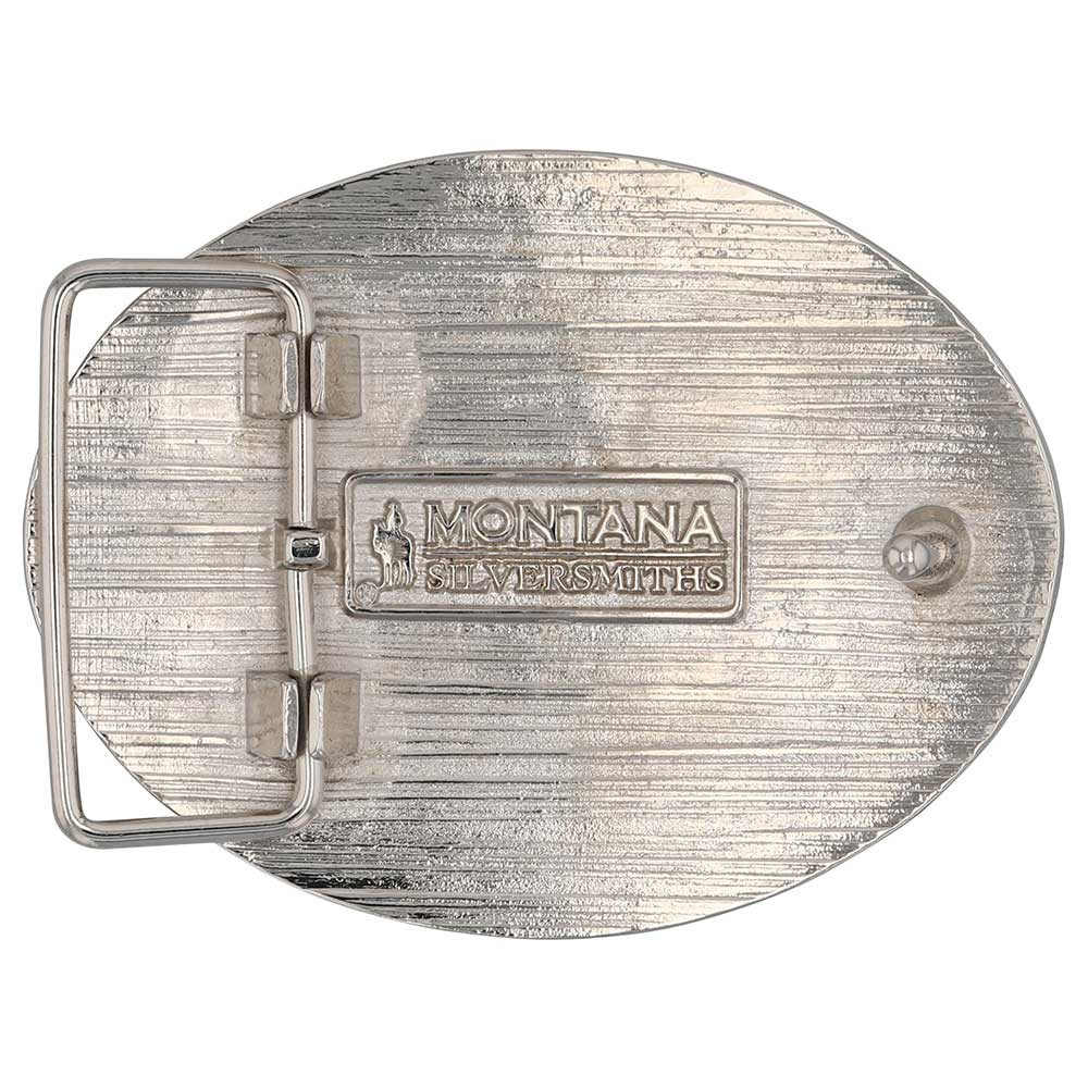 Montana Silversmiths Tri-tone Christian Cowboy Attitude Belt