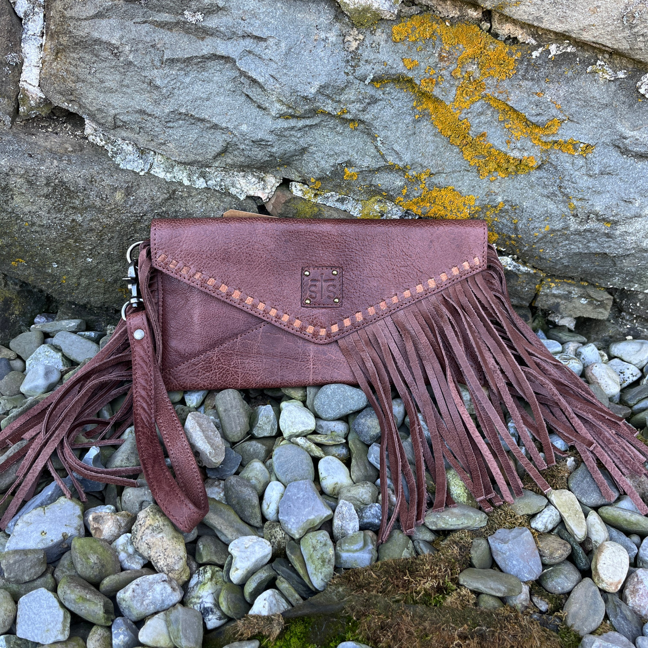 スィートポテト STS Ranch Indie Clutch - Walnut STS34752 - Stockyard Style