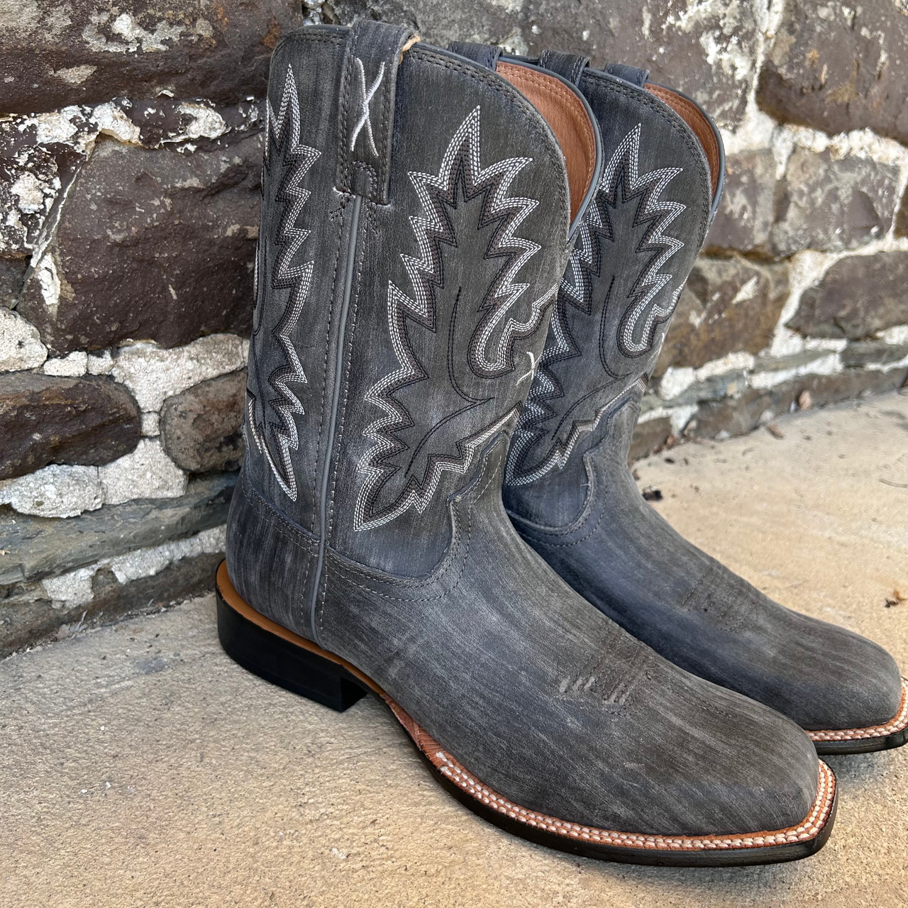 Twisted X Women's Distressed Charcoal 11