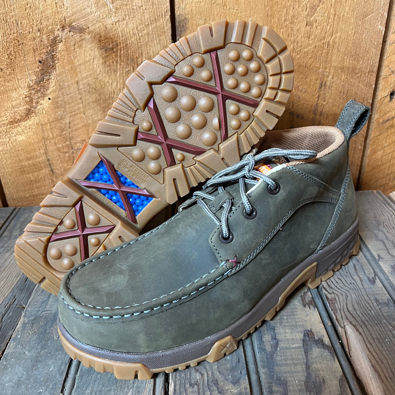 Twisted X Men's Shitake Nano Toe Work Chukka Moc - Stockyard Style