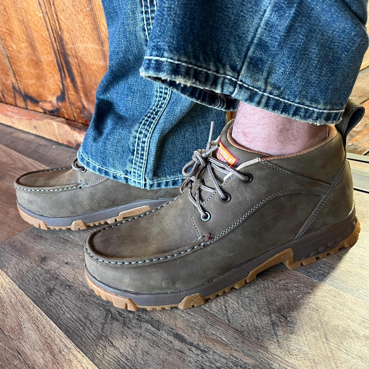 Twisted X Men's Shitake Nano Toe Work Chukka Moc - Stockyard Style