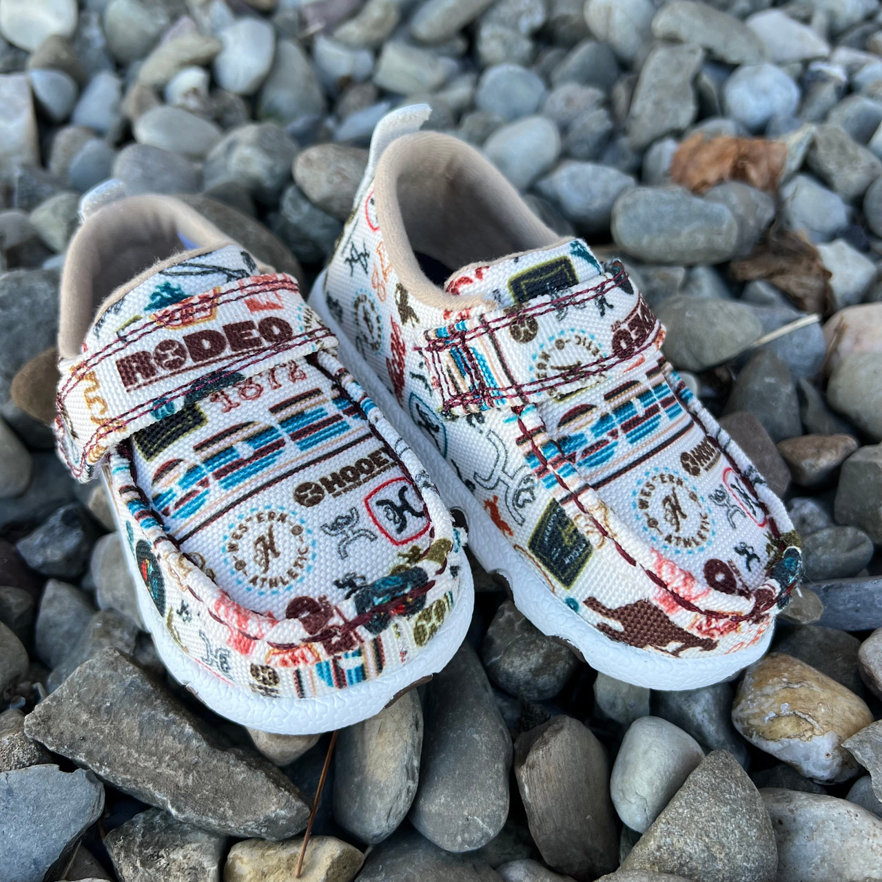 Twisted X Hooey Colorful Branded Baby Moc IHYC008 - Stockyard Style