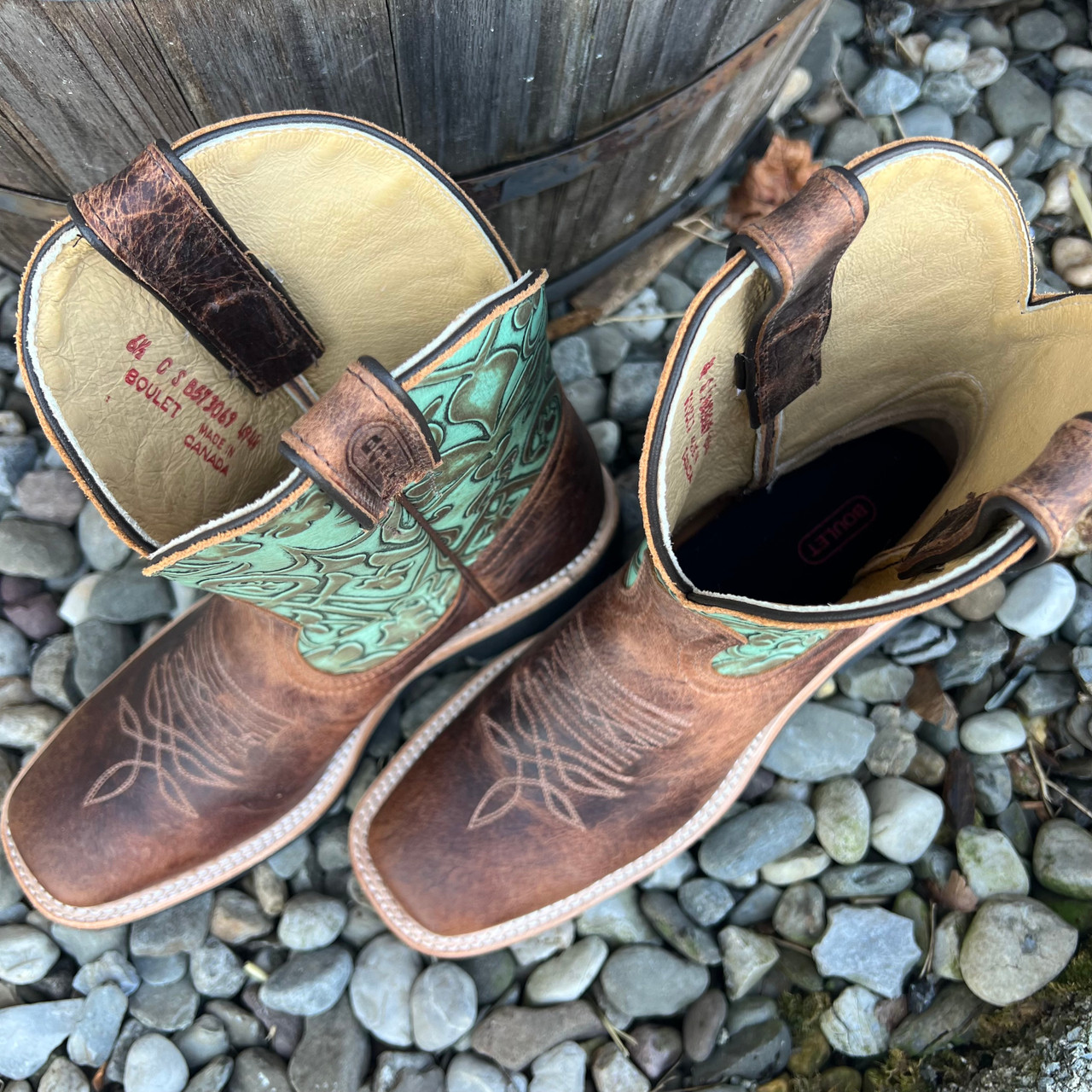 Boulet Women's Joker Turquoise Brown and Navajo Honey 9