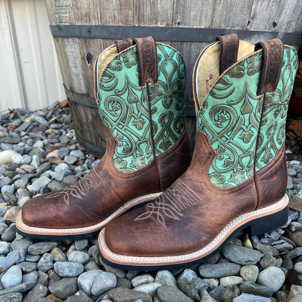 Boulet Women's Joker Turquoise Brown and Navajo Honey 9