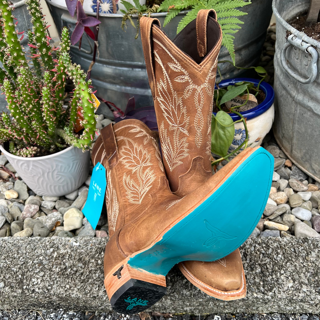 Lane Women's Sandaga Midi Snip Toe Boot in Desert Clay - Stockyard