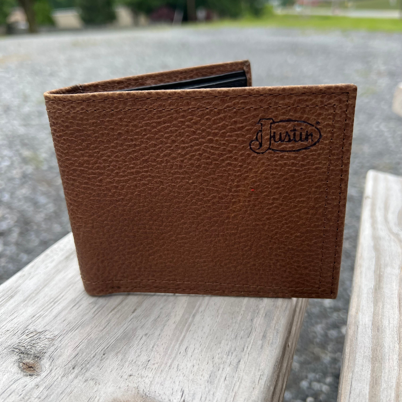 Justin Brown Meshtro Leather Bifold Wallet 2610491385 - Stockyard