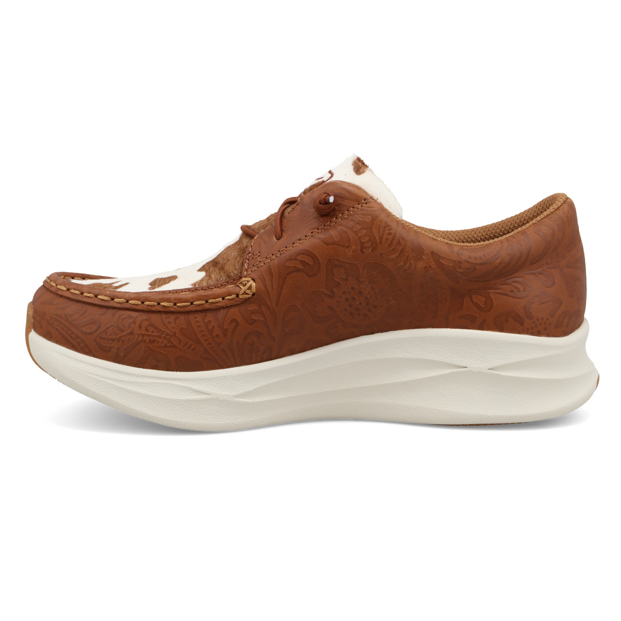 Twisted X Women's Floral Embossed Cowhide Ultralite Shoe
