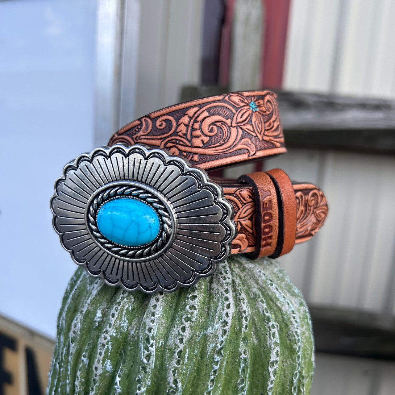 hooey belt buckle
