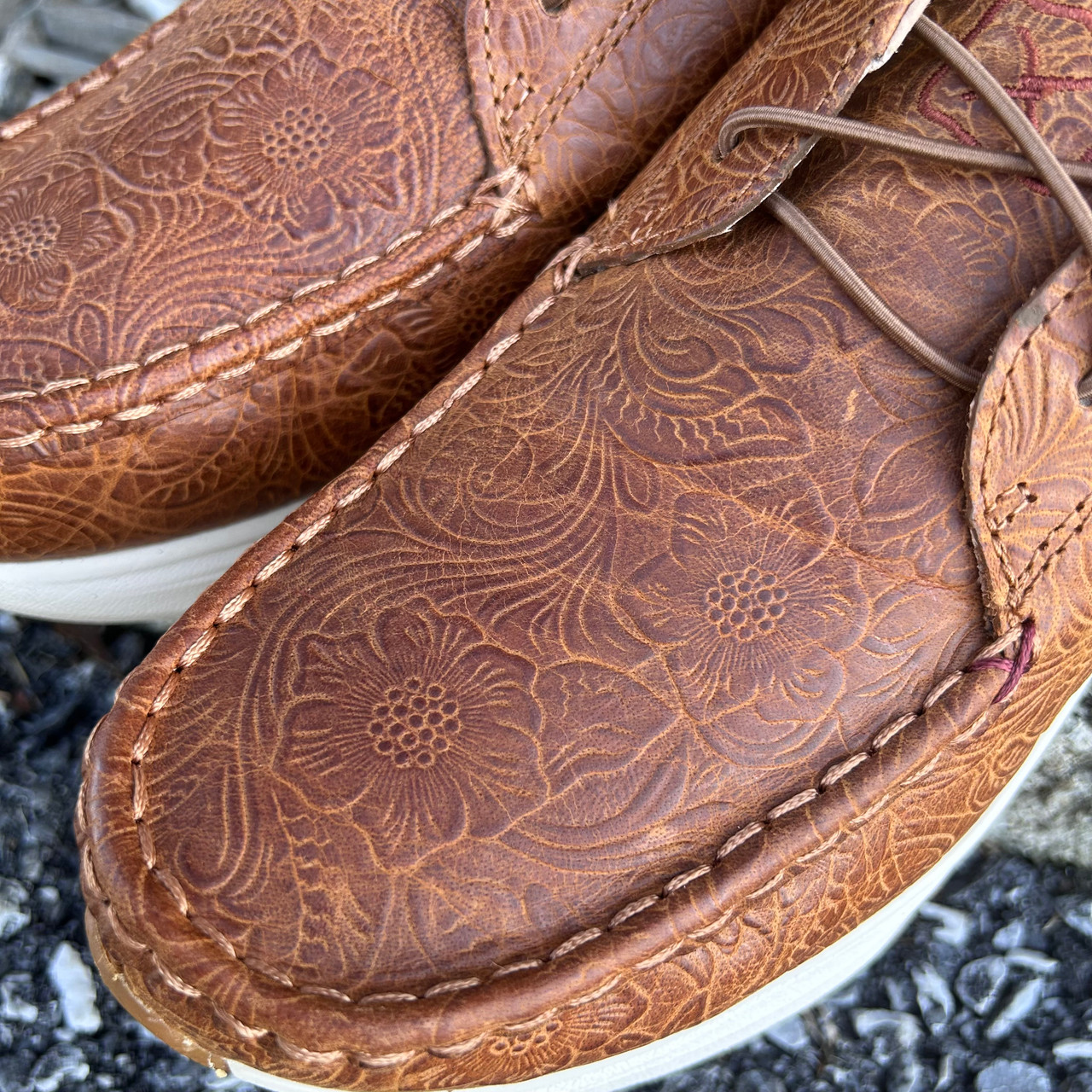 Twisted X Women's Floral Embossed Spice Ultralite Shoe - Stockyard