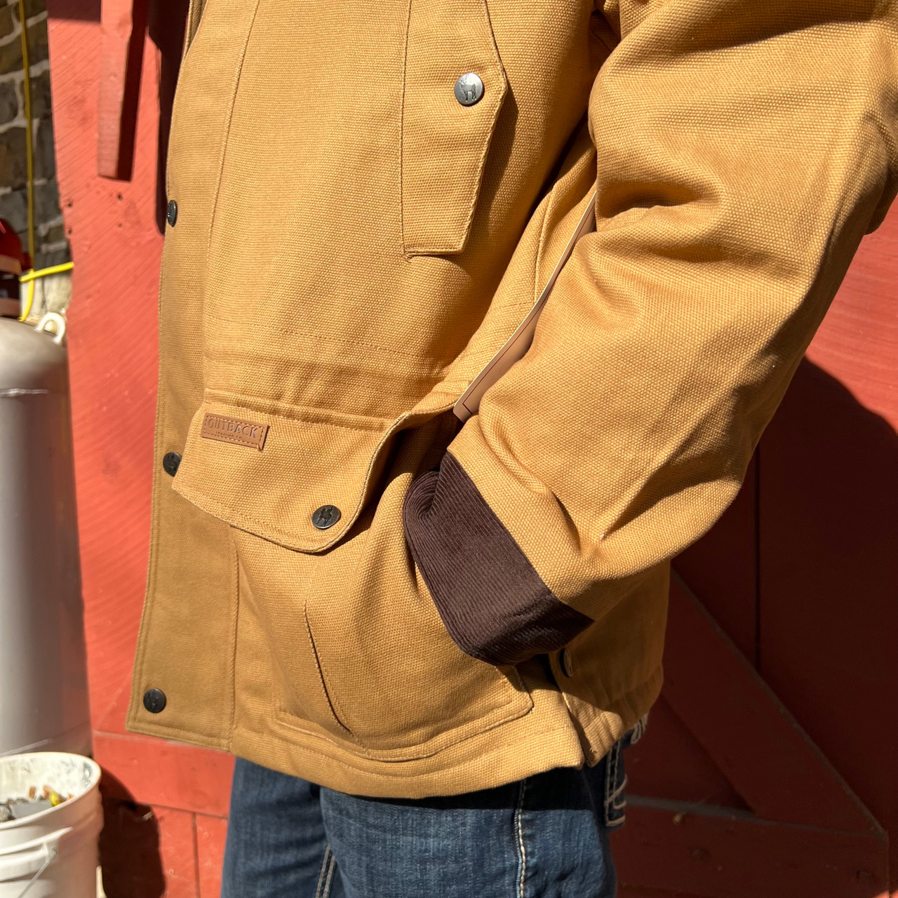 Outback Trading Co. Men's Brown Cattleman Jacket - Stockyard Style