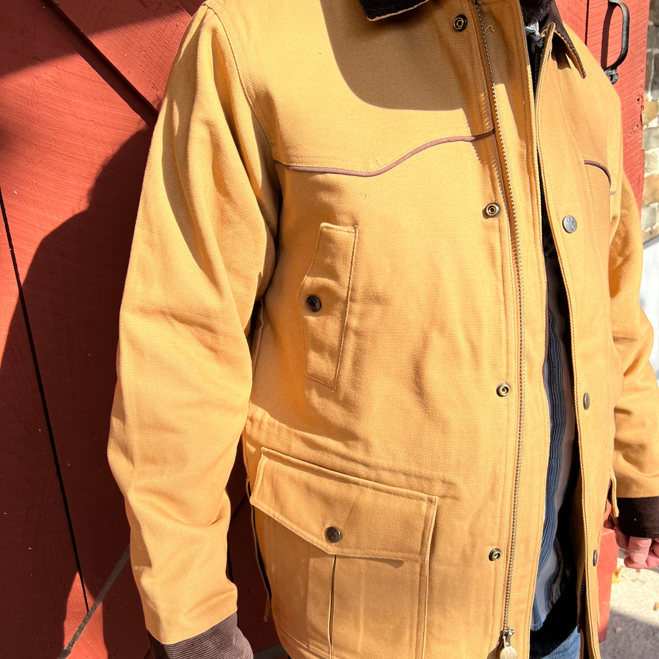 Outback Trading Co. Men's Brown Cattleman Jacket - Stockyard Style