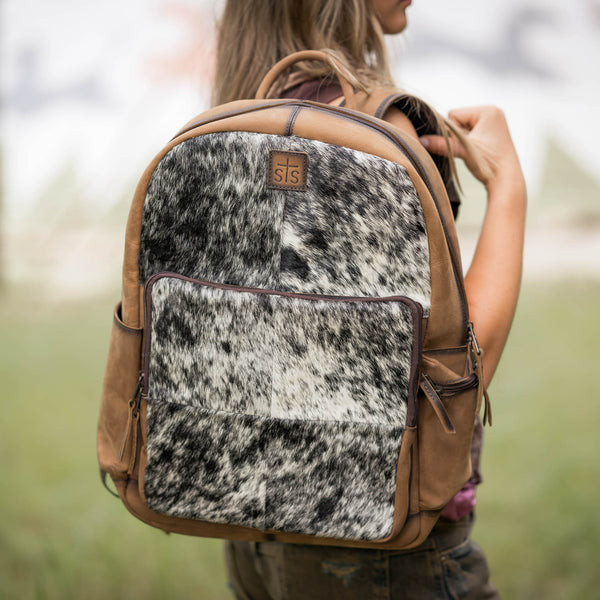 STS Ranch Cowhide Whitness Backpack - Stockyard Style