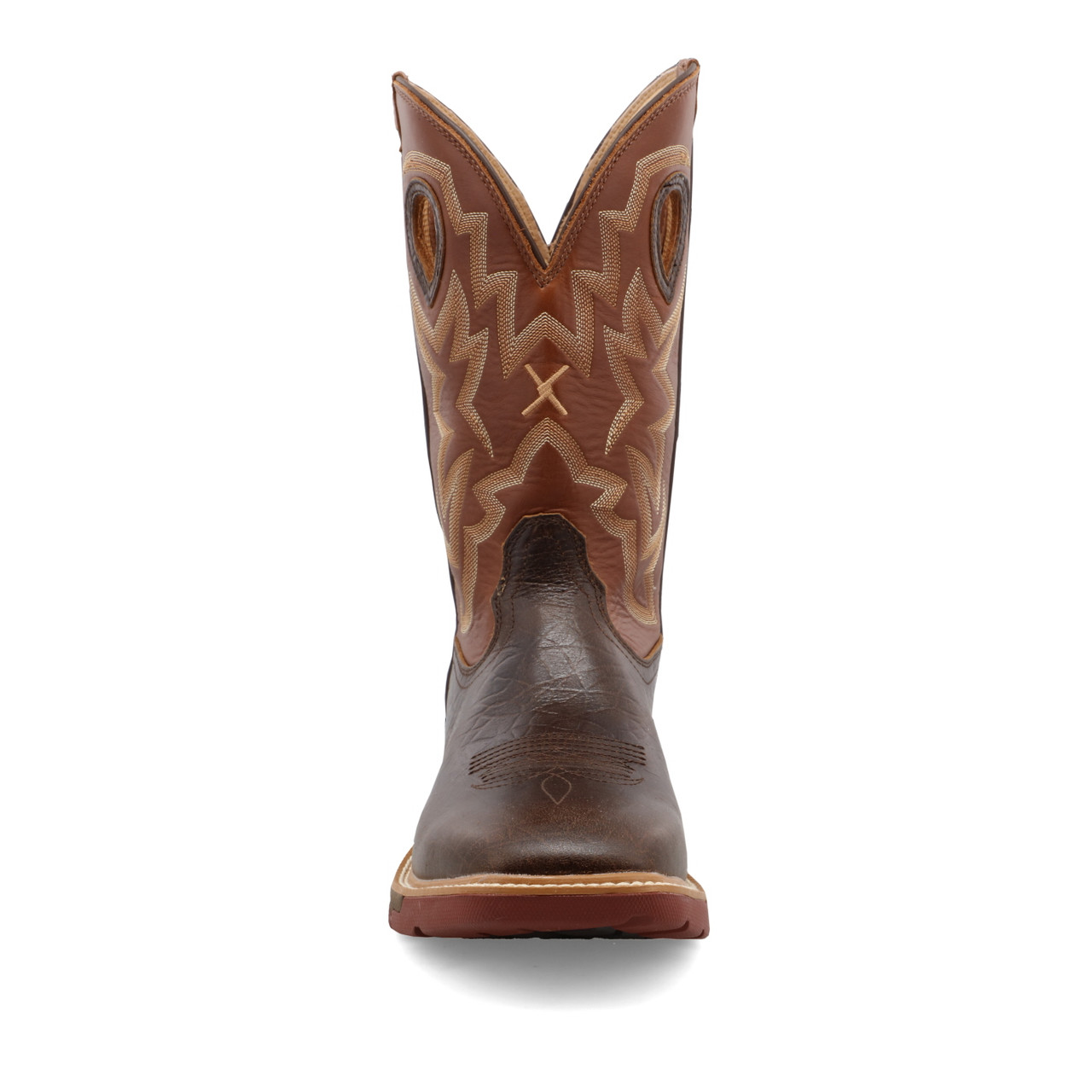 Twisted X Men’s Chocolate and Spice 12″ Western Work Boot with CellStretch®  MXBW002